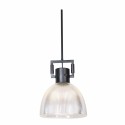 Candeeiro de teto DKD Home Decor Preto Prateado Metal Cristal 25,4 x 25,4 x 35,5 cm (2 Unidades)